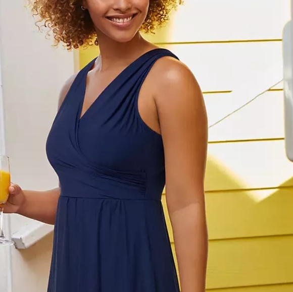 Lands' End Swim Dress /Tummy Control /Cover Up/Size XL - Picture 7 of 8